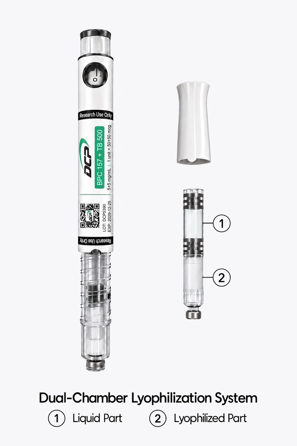 BPC 157 & TB 500 5/5mg pen